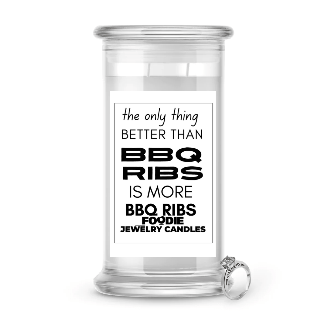 The only thing better than BBQ ribs is more BBQ ribs | Foodie Jewelry Candles