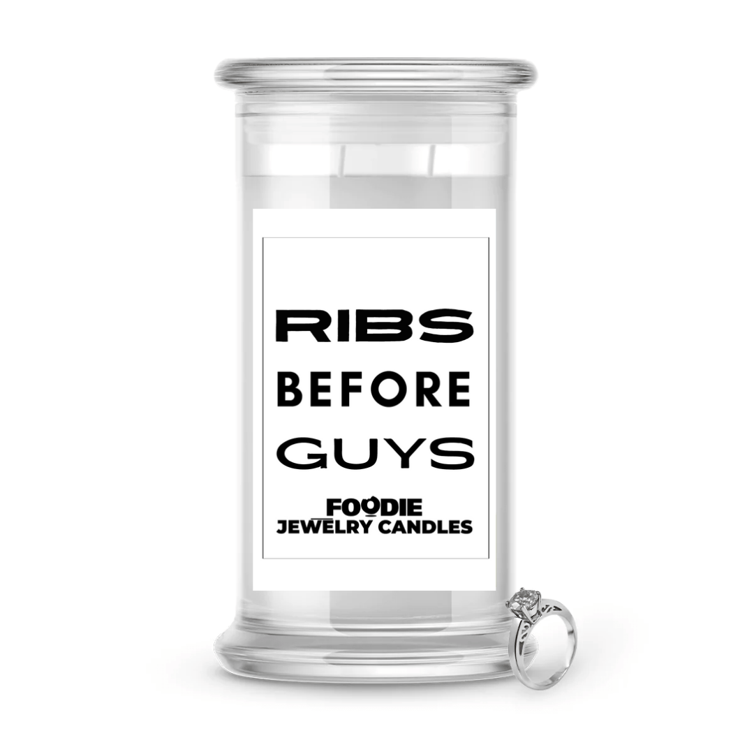 Ribs before guys | Foodie Jewelry Candles