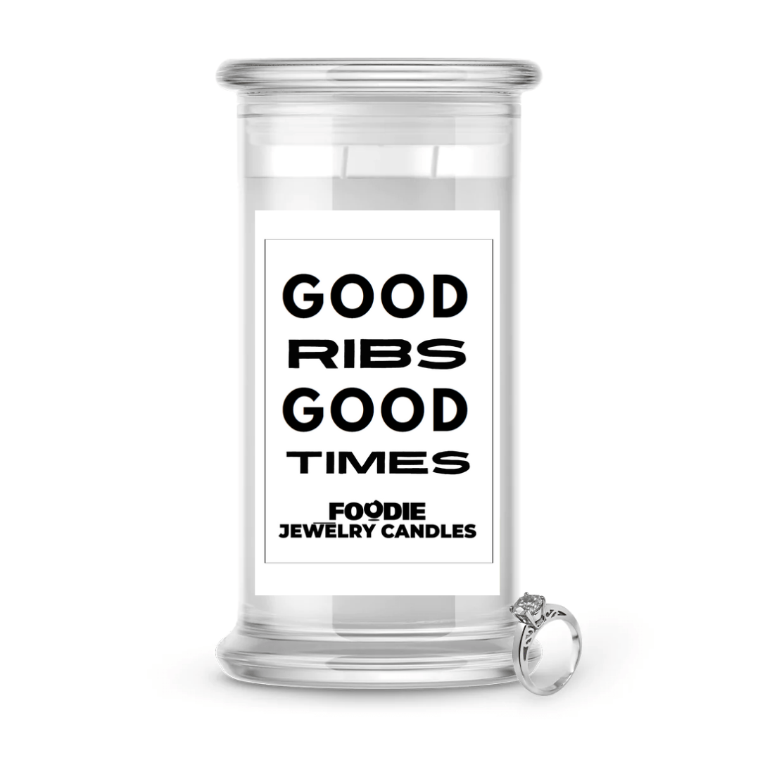 Good ribs good times | Foodie Jewelry Candles