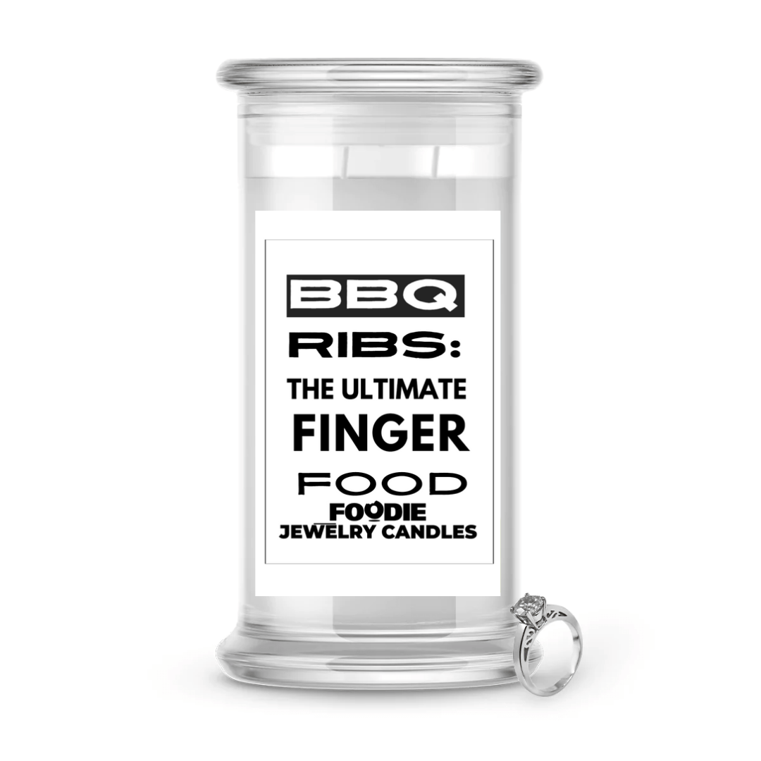 BBQ ribs : the ultimate finger food | Foodie Jewelry Candles