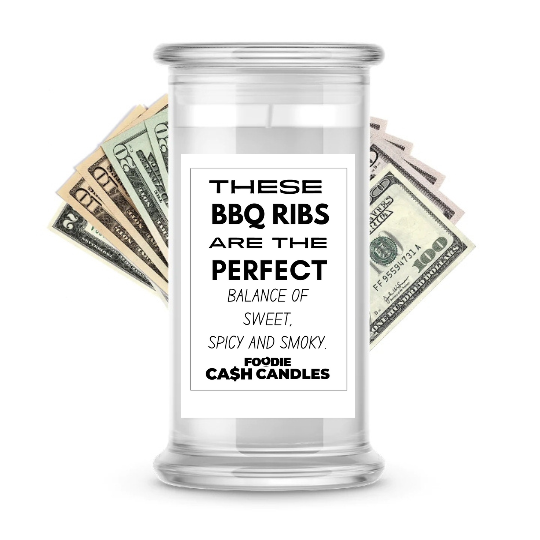 These BBQ ribs are the perfect balance of sweet, spicy and smoky | Foodie Cash Candles