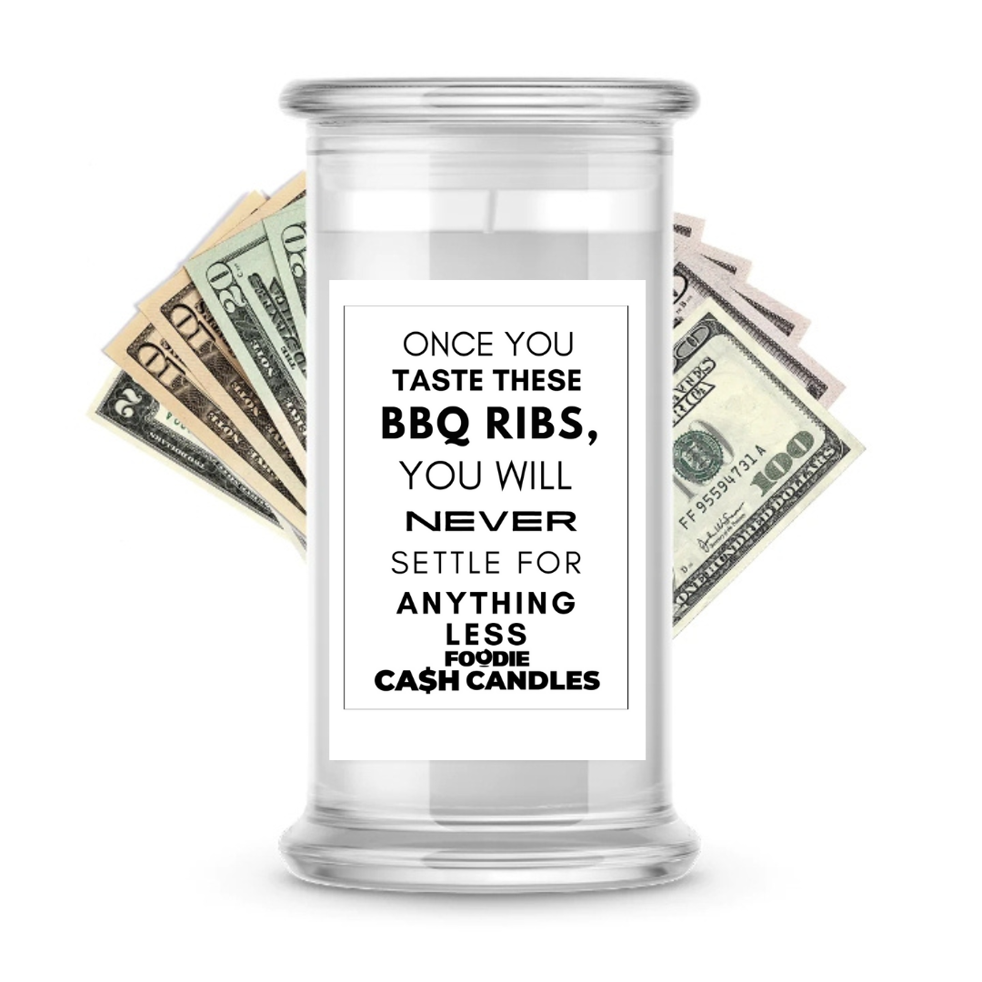 Once you taste these BBQ ribs, you will never settle for anything less | Foodie Cash Candles