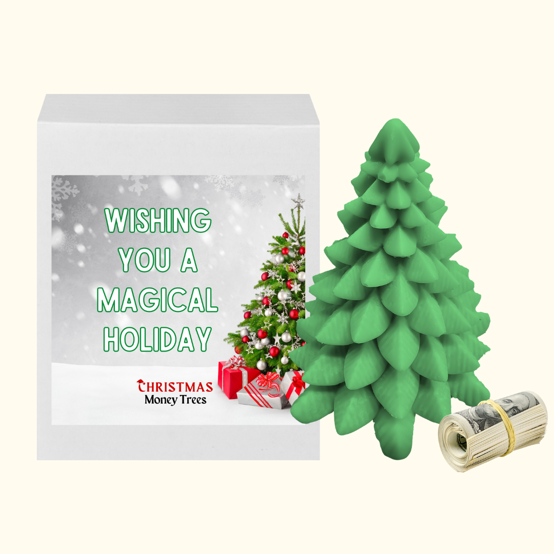 Wishing You a Magical Holiday | Christmas Cash Tree