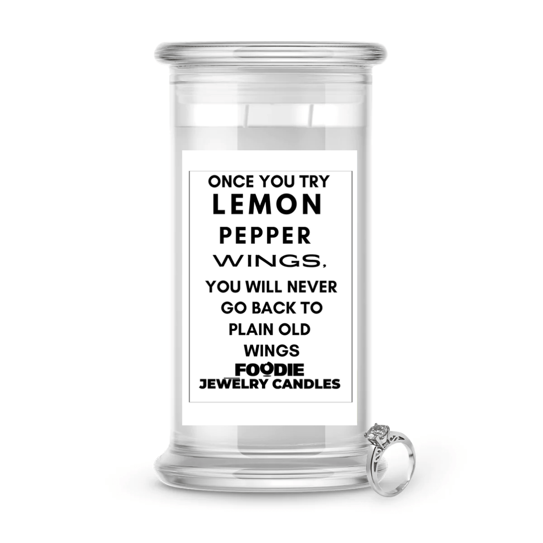 Once you try lemon pepper wings, you will never go back to plain old wings | Foodie Jewelry Candles