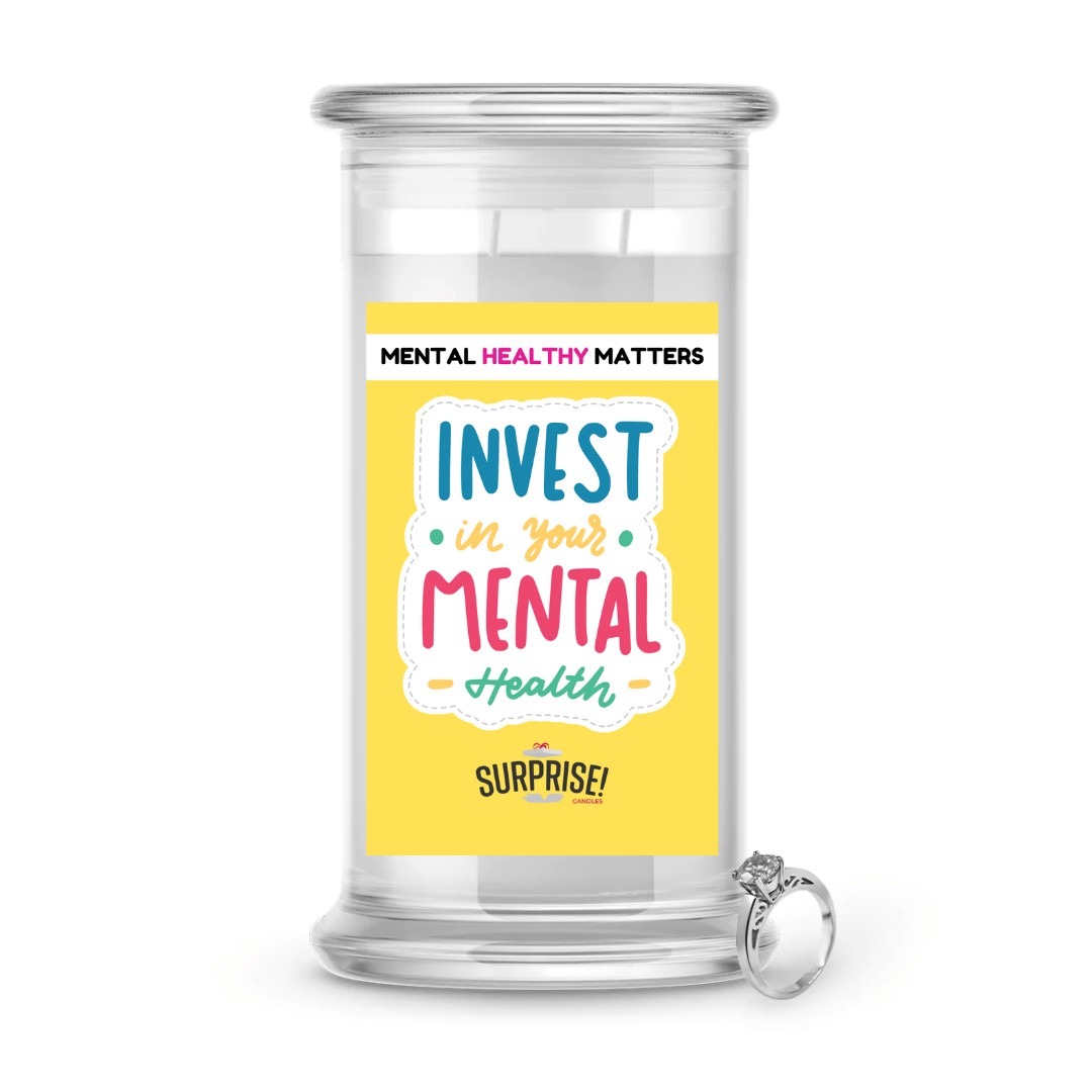 INVEST IN YOUR MENTAL HEALTH | MENTAL HEALTH JEWELRY CANDLES