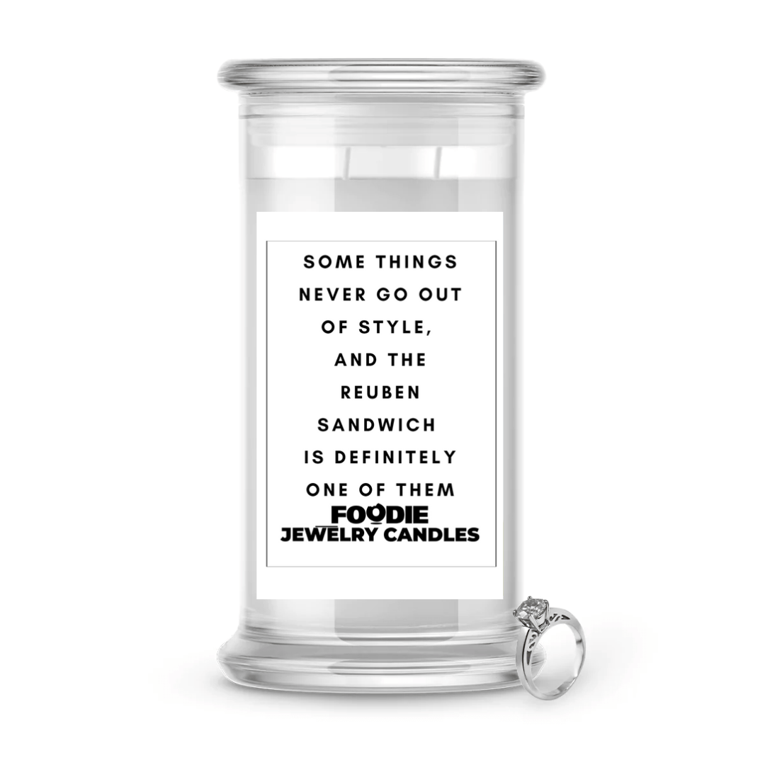 Some things never go out of styles, and the reuben sandwich is definitely one of them | Foodie Jewelry Candles