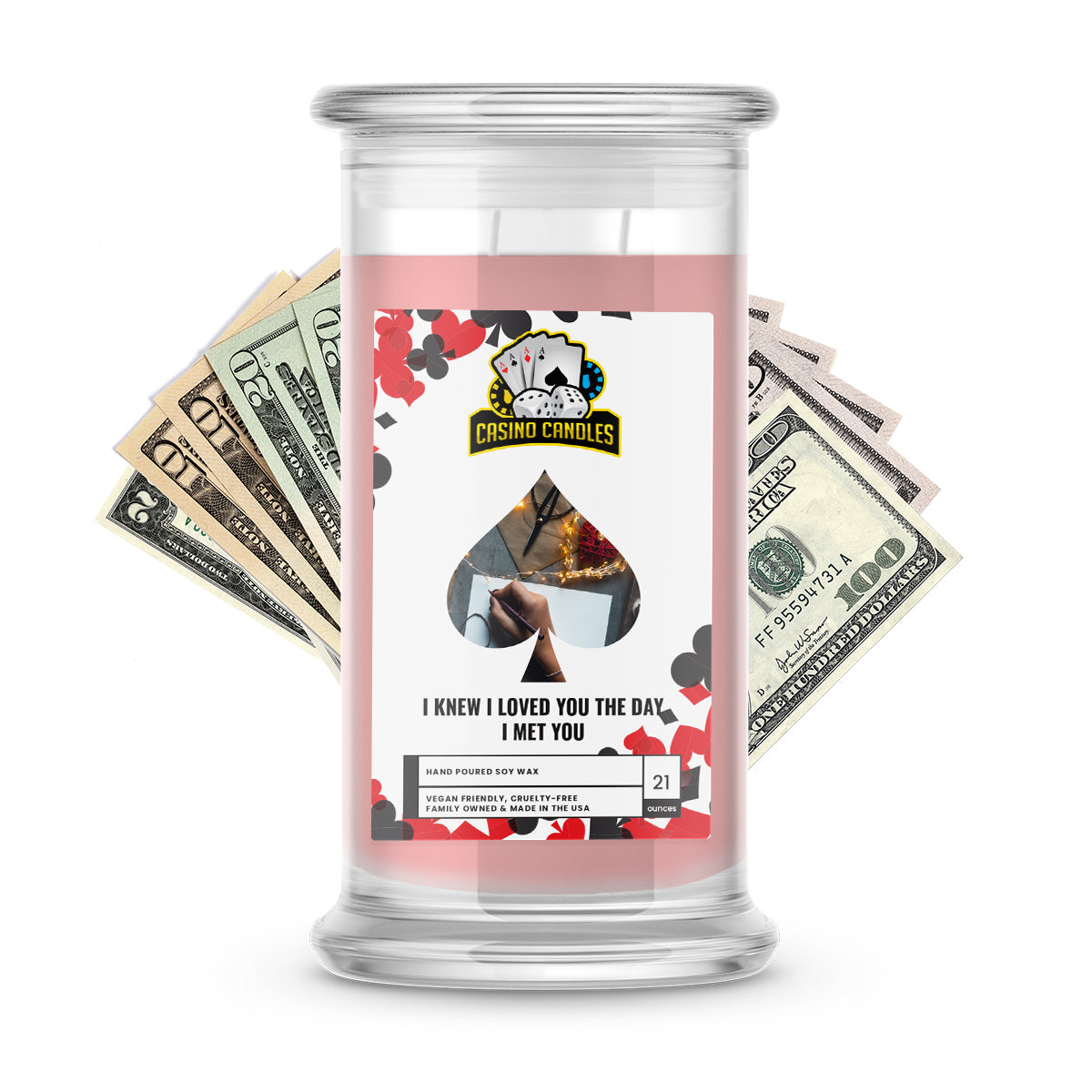 I Knew I Loved You The Day I Met You | Cash Casino Candles