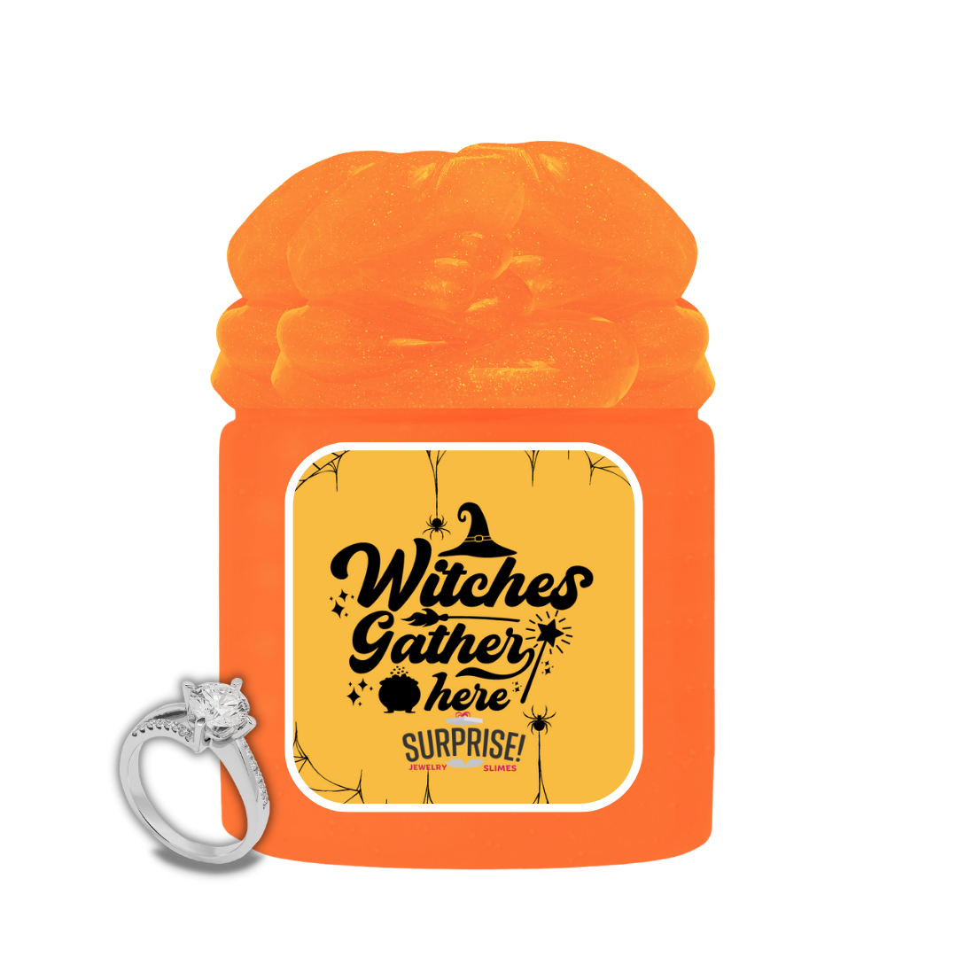 WITCHES GATHER HERE HALLOWEEN JEWELRY SLIME