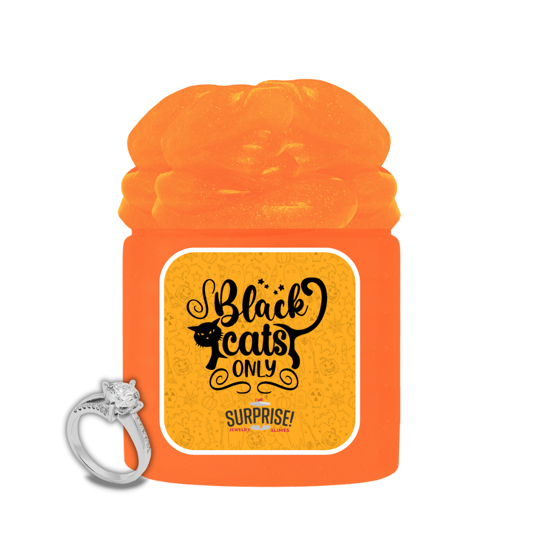 BLACK CATS ONLY HALLOWEEN JEWELRY SLIME