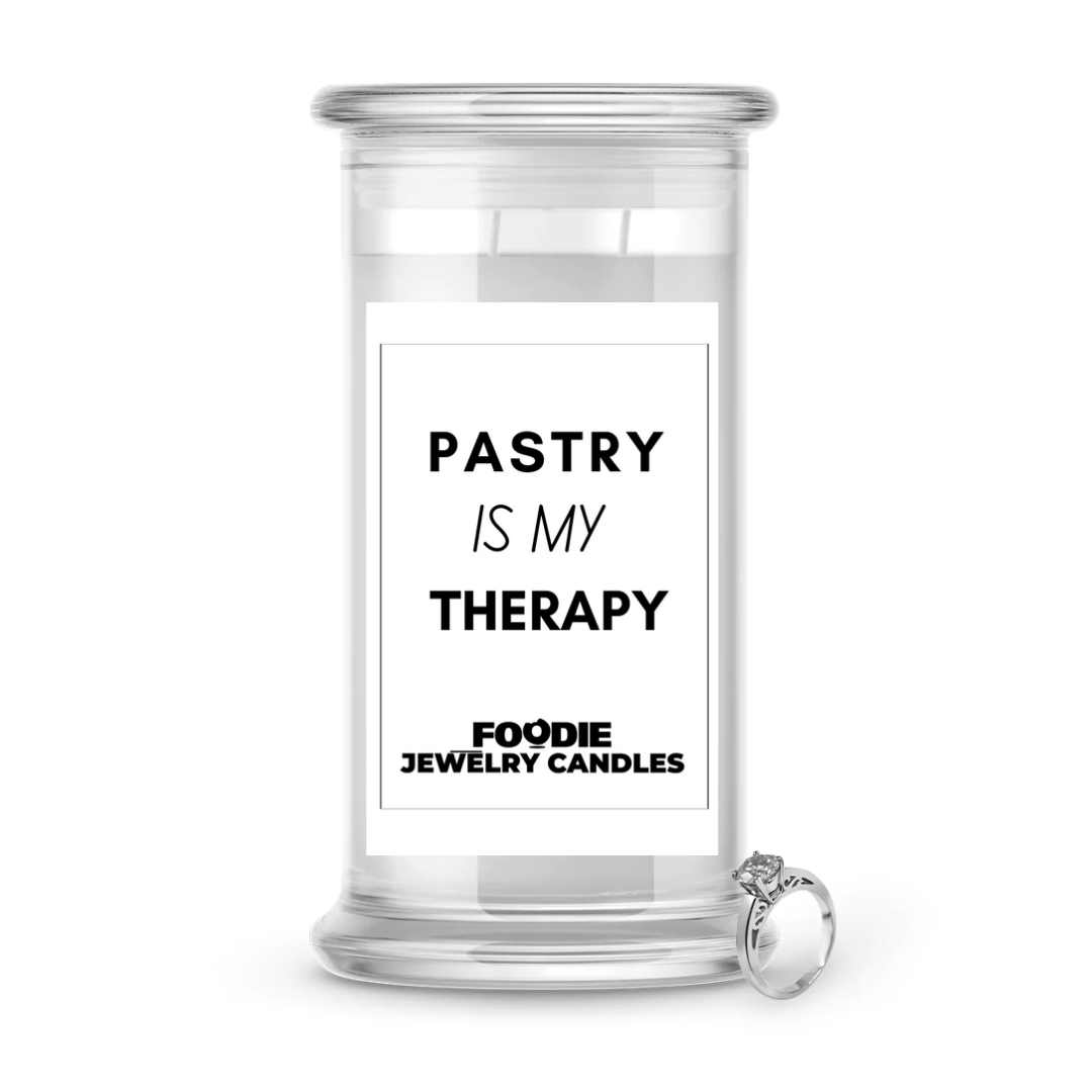 Pastry is my therapy | Foodie Jewelry Candles
