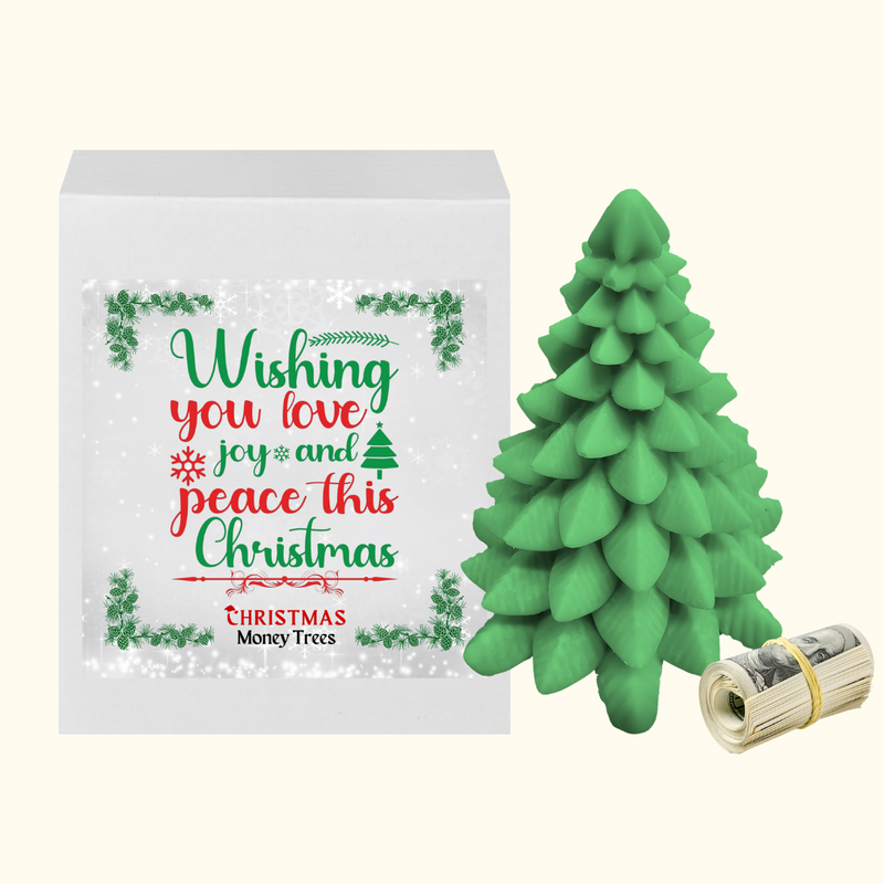 Wishing You Love Joy and Peace This Christmas | Christmas Cash Tree