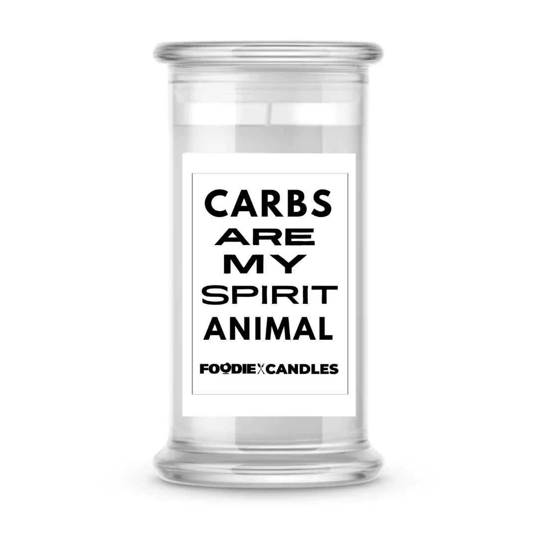 Carbs are my spirit animal | Foodie Candles
