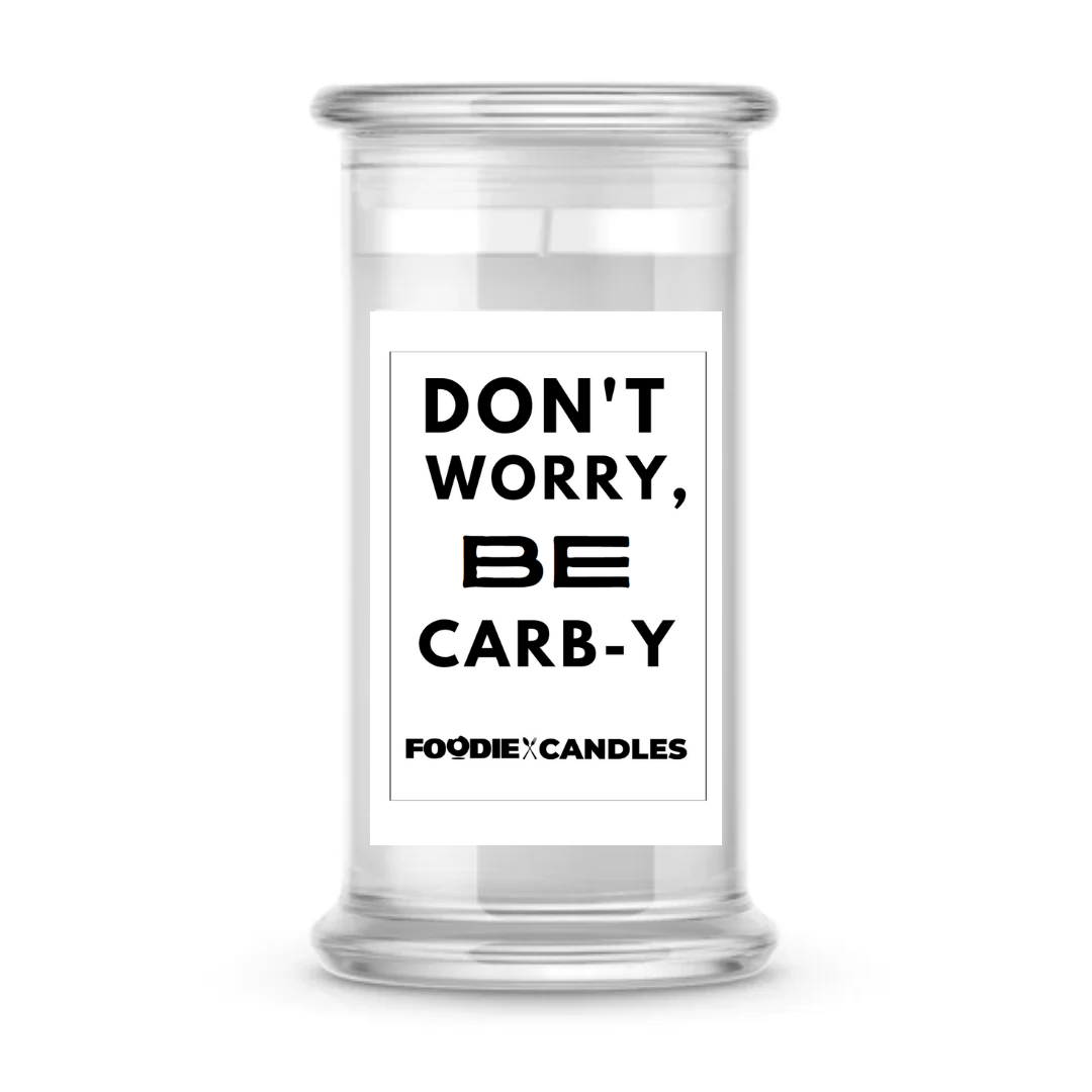 Don't worry, be carb-y | Foodie Candles