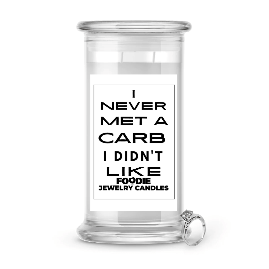 I never met a carb I didn't like | Foodie Jewelry Candles