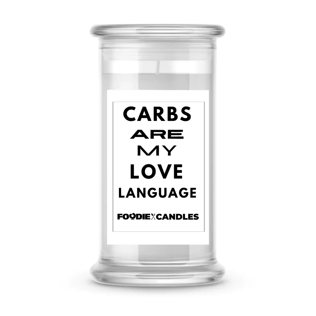 Carbs are my love language | Foodie Candles