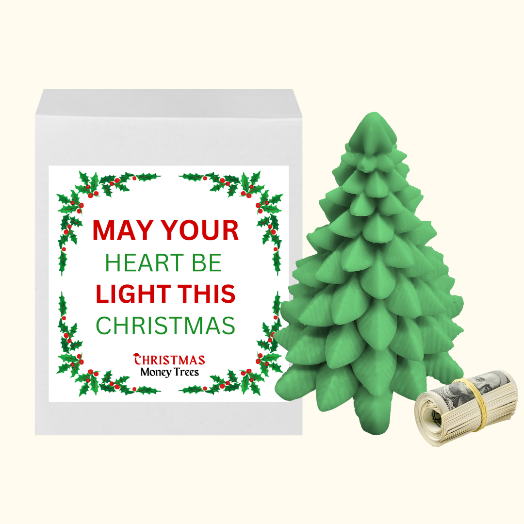 May Your Heart be Light this Christmas | Christmas Cash Tree