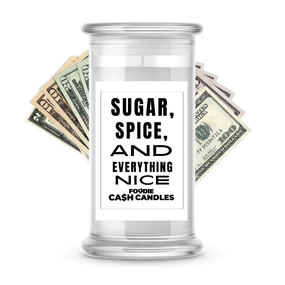 Sugar, spice, and everything nice | Foodie Cash Candles