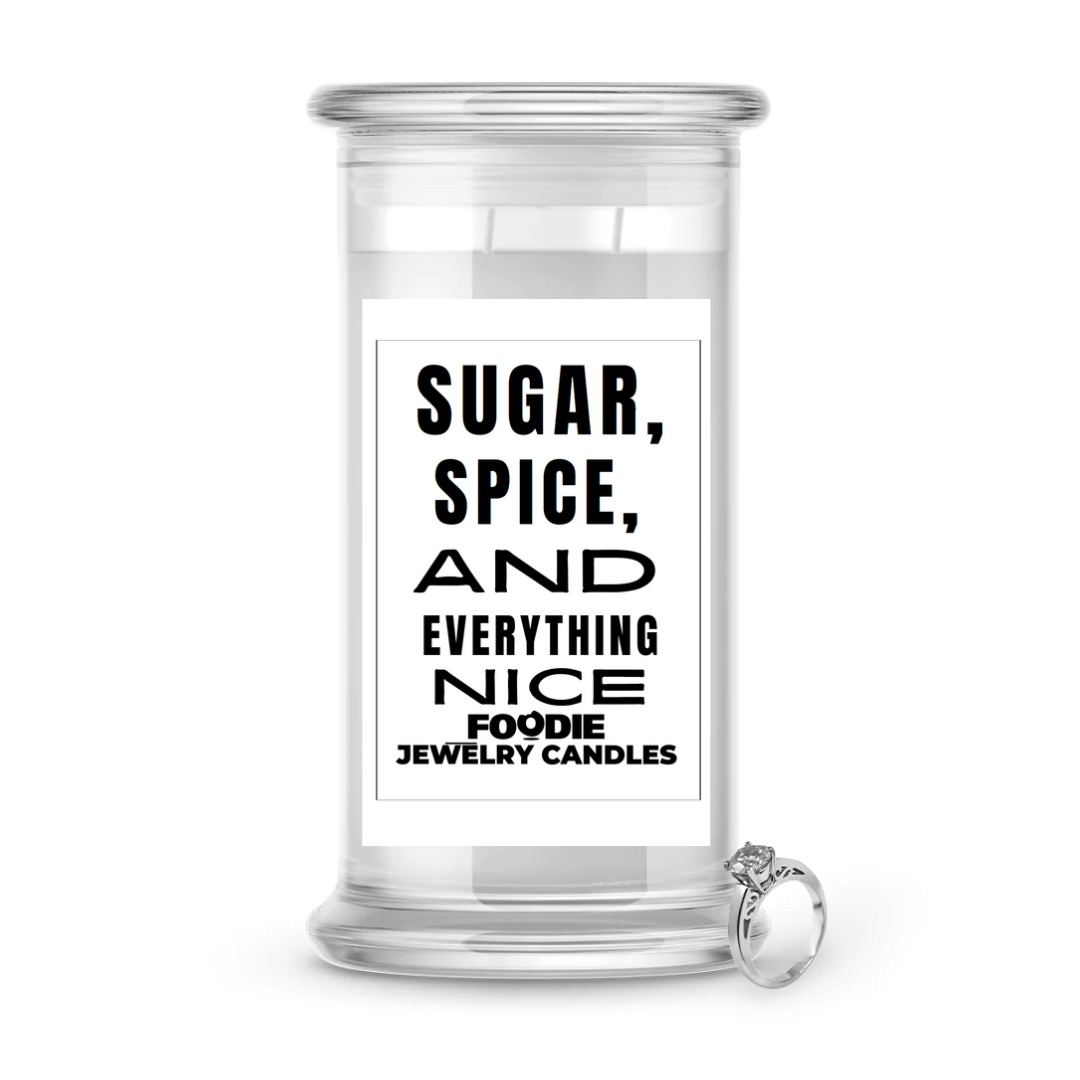Sugar, spice, and everything nice | Foodie Jewelry Candles