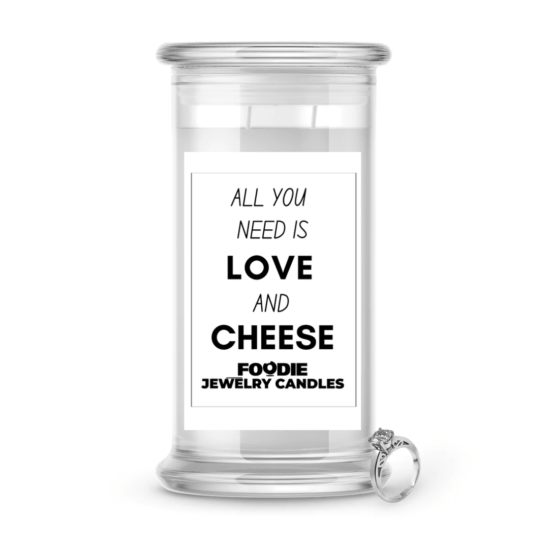 All You need is Love and Cheese | Foodie Jewelry Candles