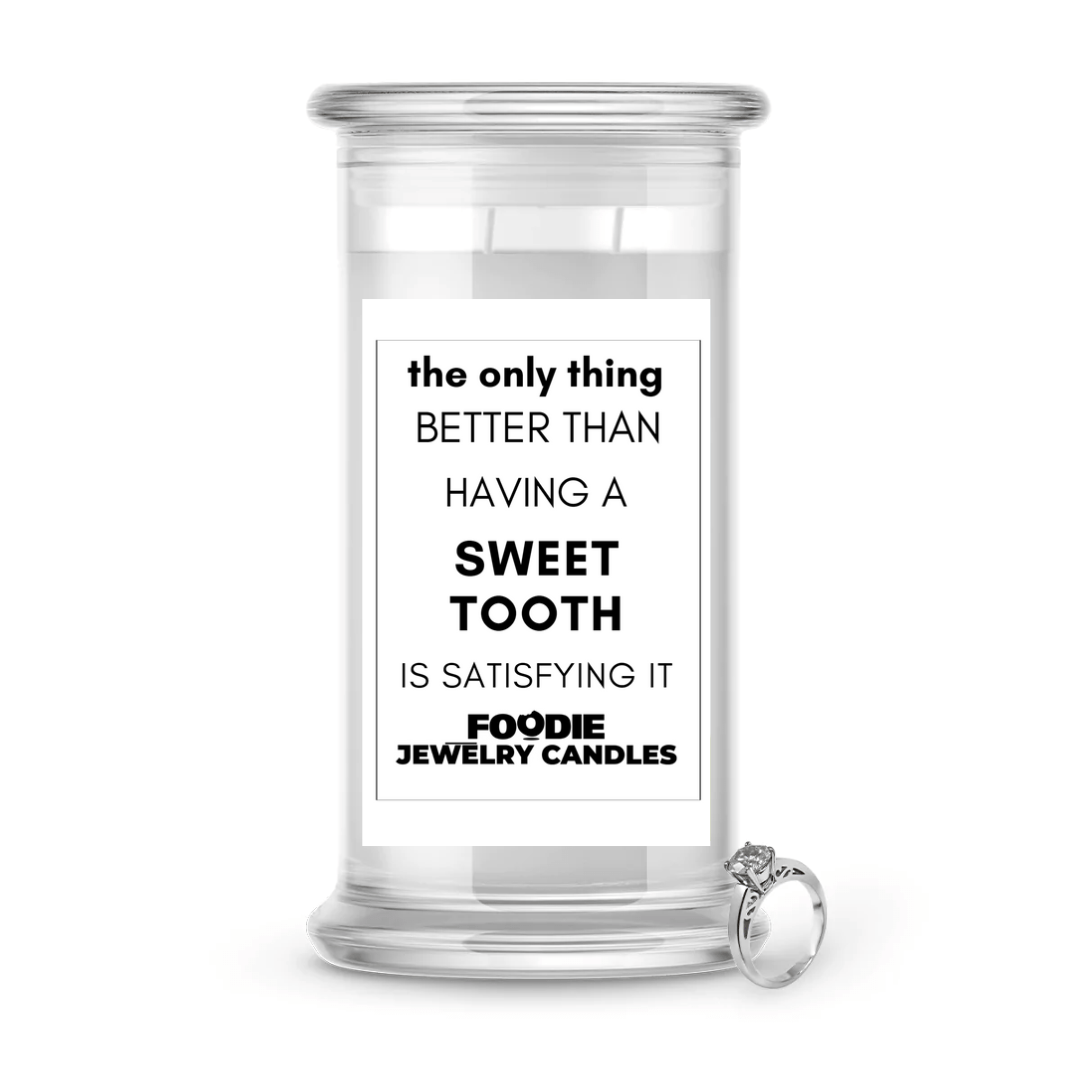 The only thing better than having a sweet tooth | Foodie Jewelry Candles