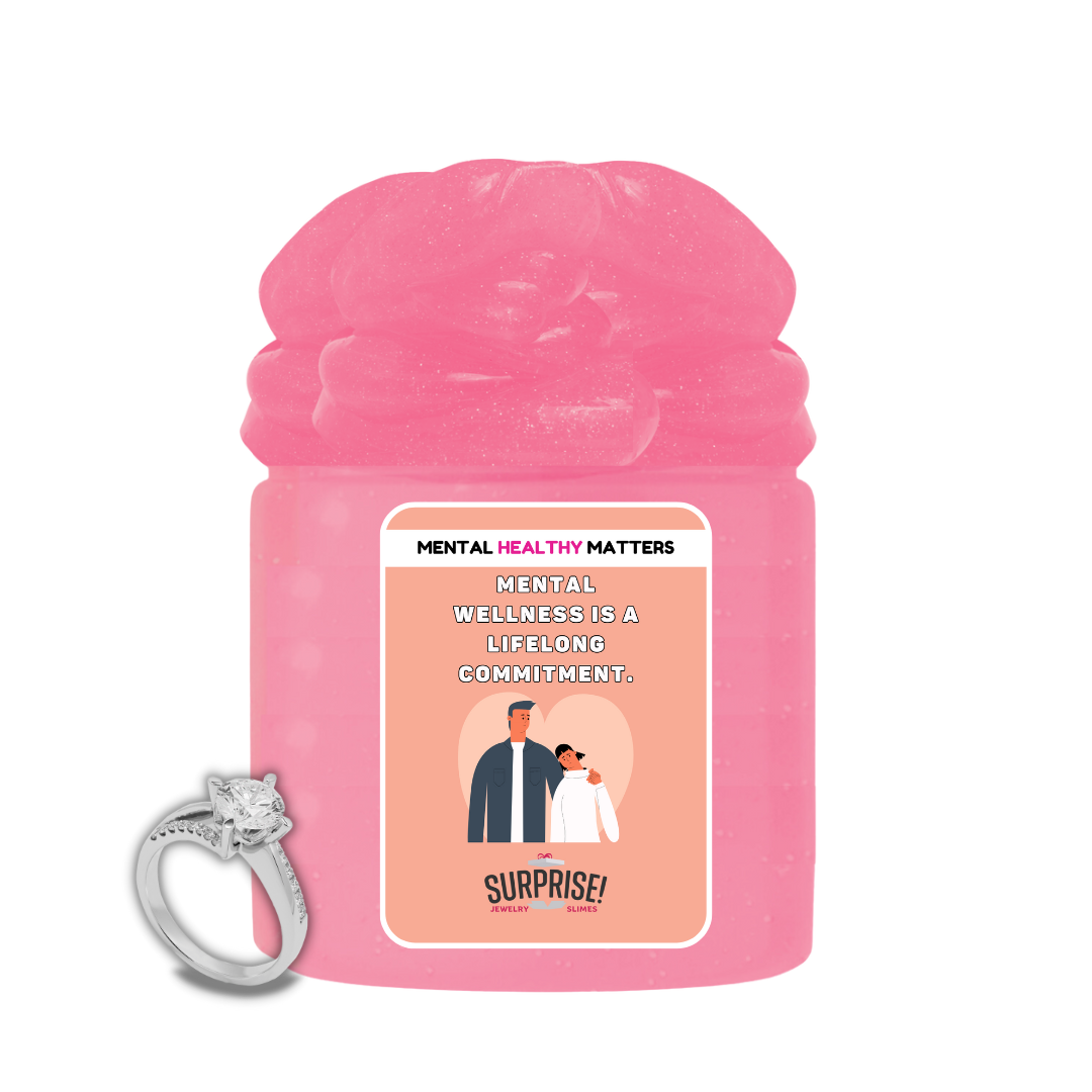 MENTAL WELLNESS IS A LIFELONG COMMITMENT | MENTAL HEALTH JEWELRY SLIMES