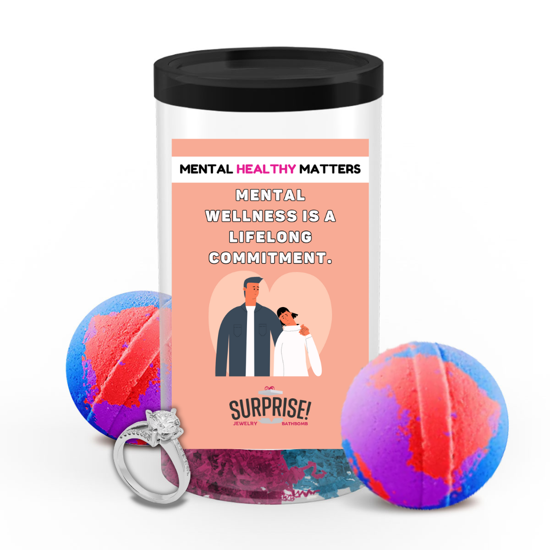 MENTAL WELLNESS IS A LIFELONG COMMITMENT | MENTAL HEALTH JEWELRY BATH BOMBS