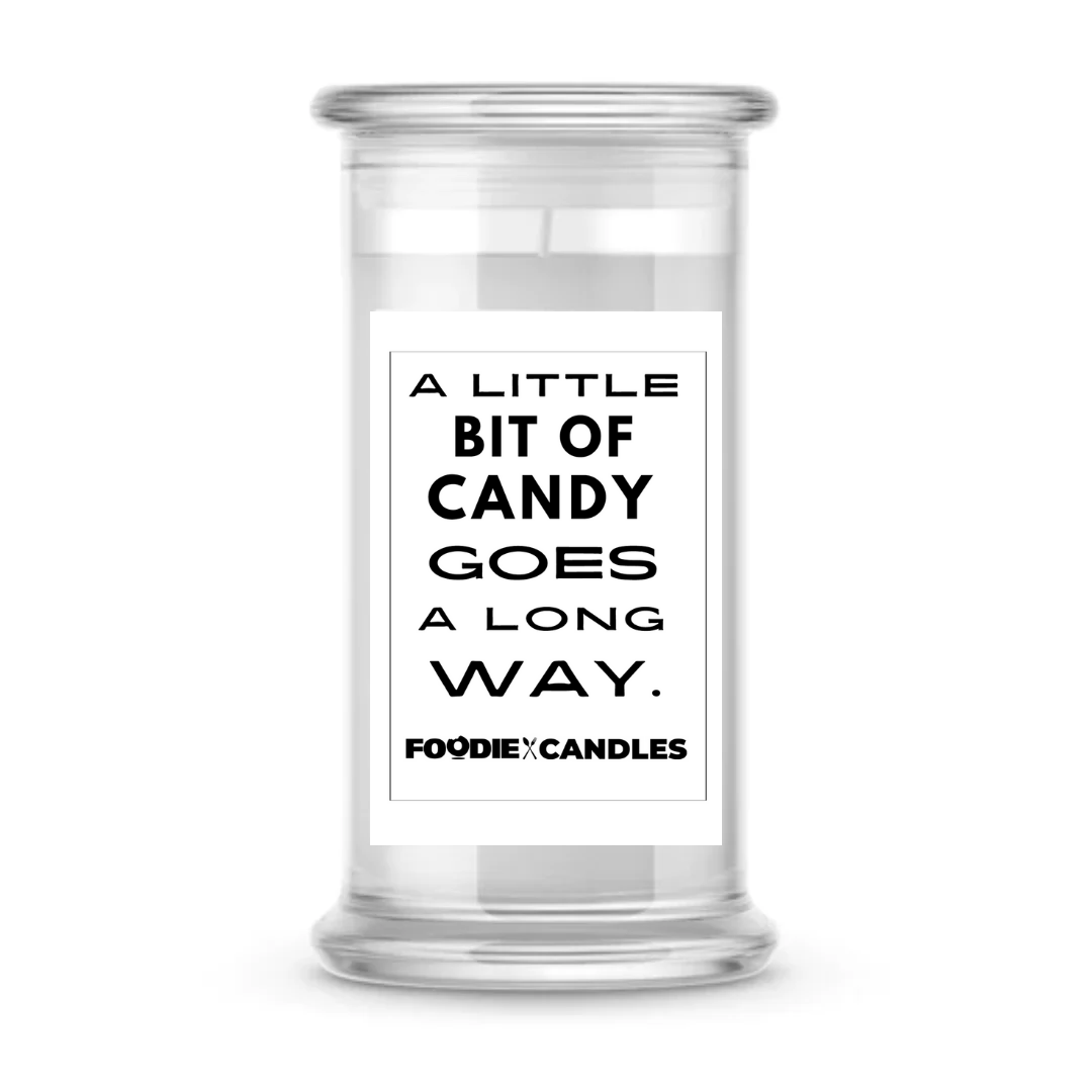 A little bit of candy goes a long way | Foodie Candles