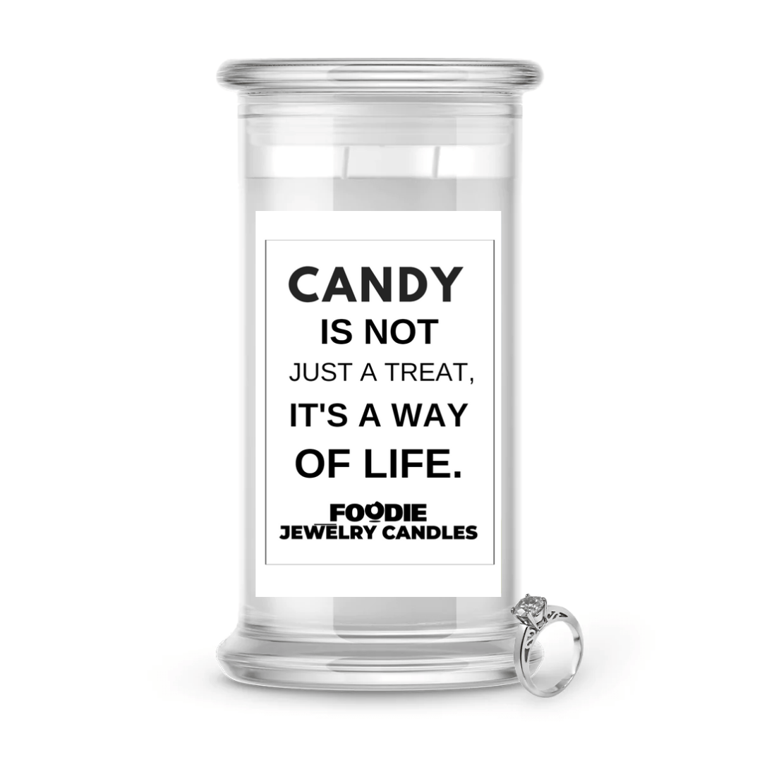 Candy is not just a treat, it's a way of life | Foodie Jewelry Candles
