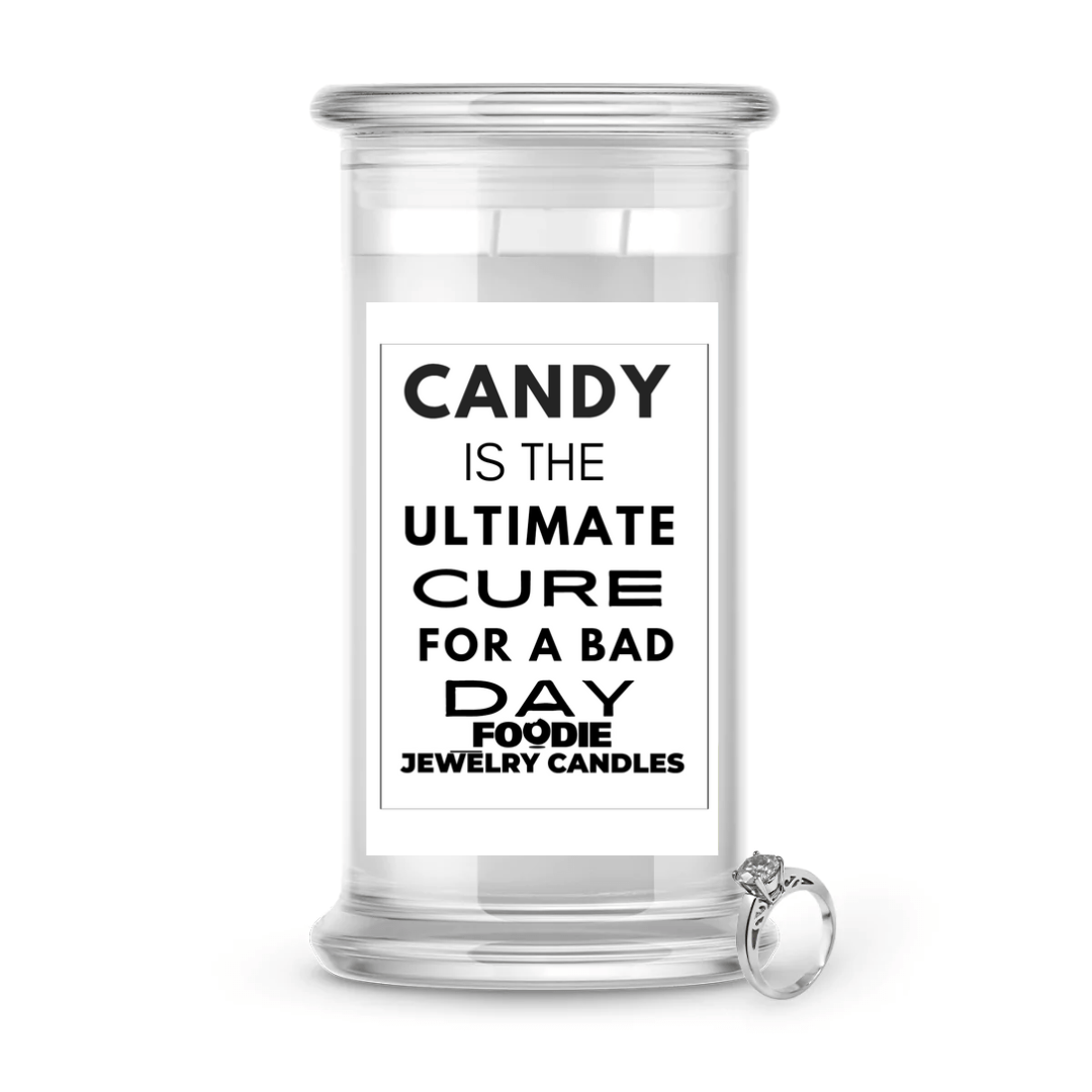 Candy is ultimate cure for a bad day | Foodie Jewelry Candles