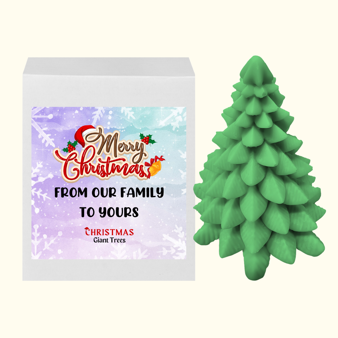 Merry Christmas From our Family to Yours | Christmas Giant Tree