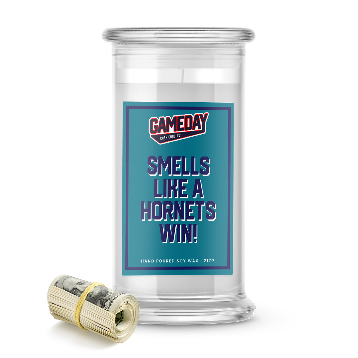 Charlotte Hornets Game Day Cash Candles