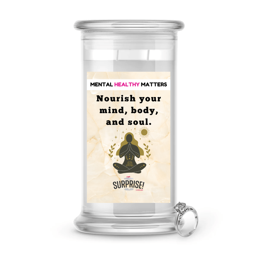 NOURISH YOUR MIND, BODY AND SOUL | MENTAL HEALTH JEWELRY CANDLES