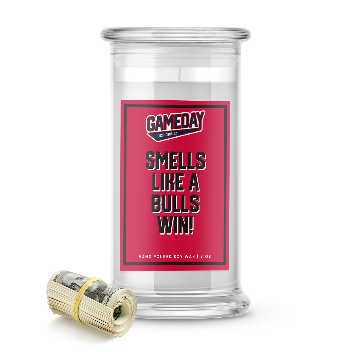 Chicago Bulls Game Day Cash Candles
