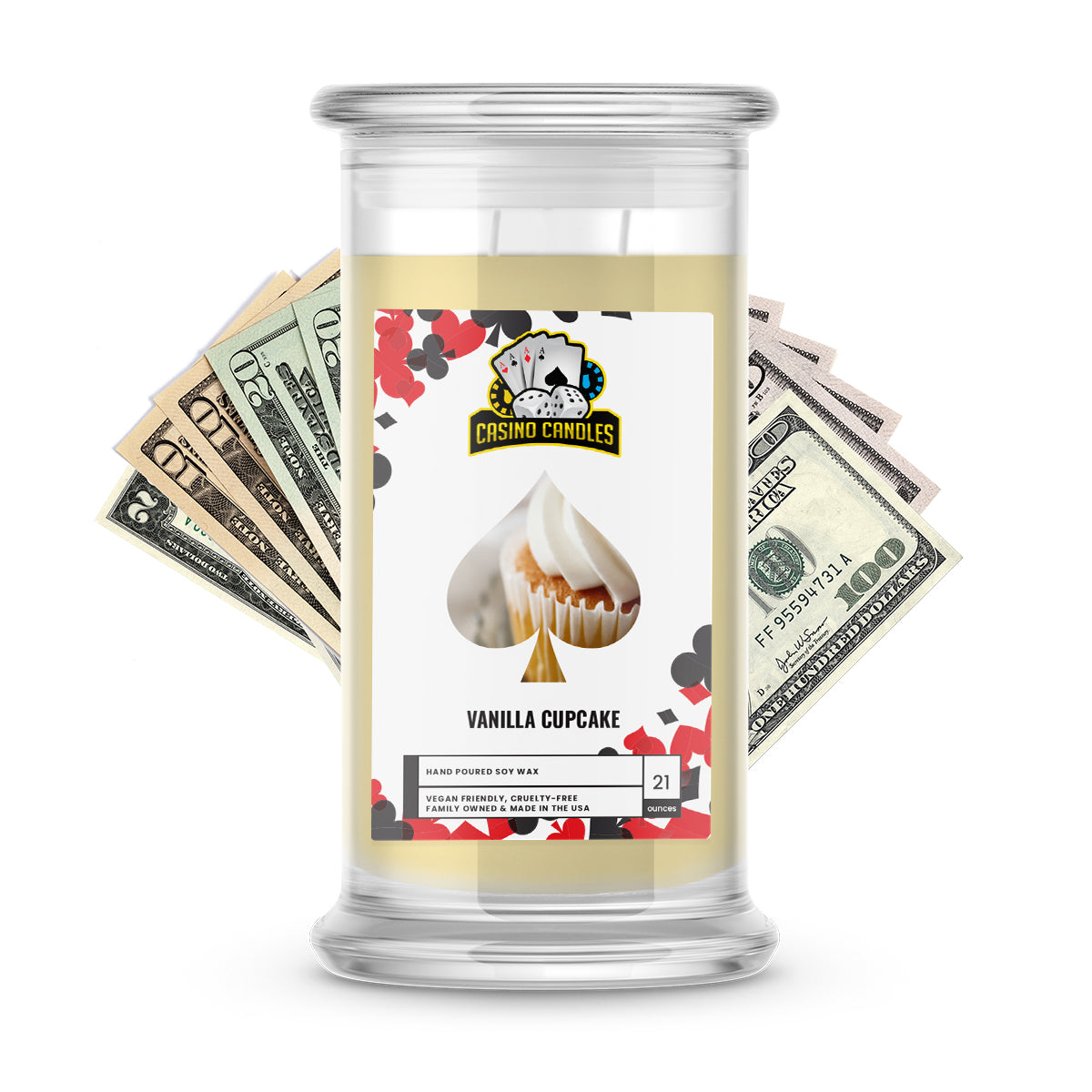 Vanilla Cupcake | Cash Casino Candles