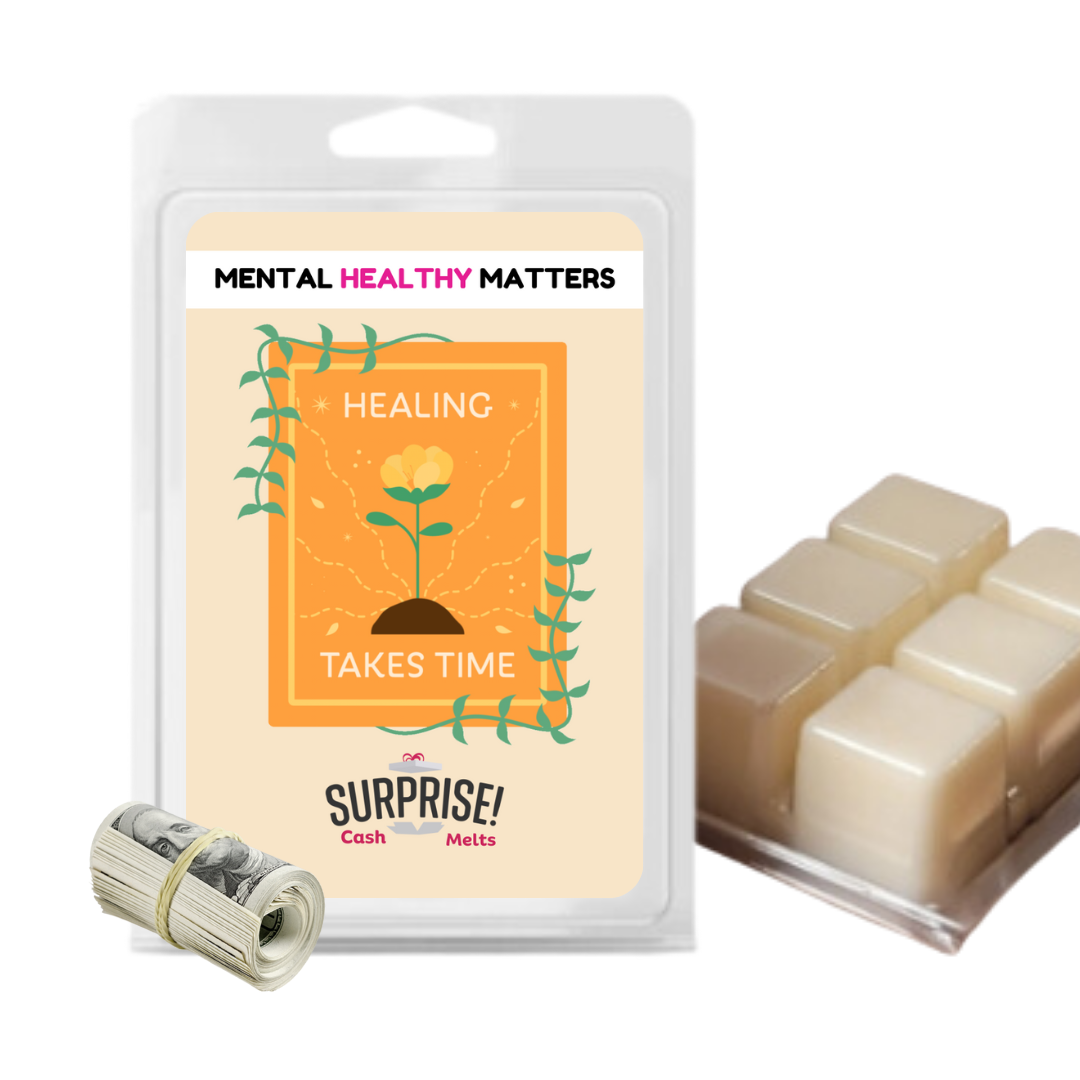 HEALING TAKES TIME | MENTAL HEALTH CASH WAX MELTS