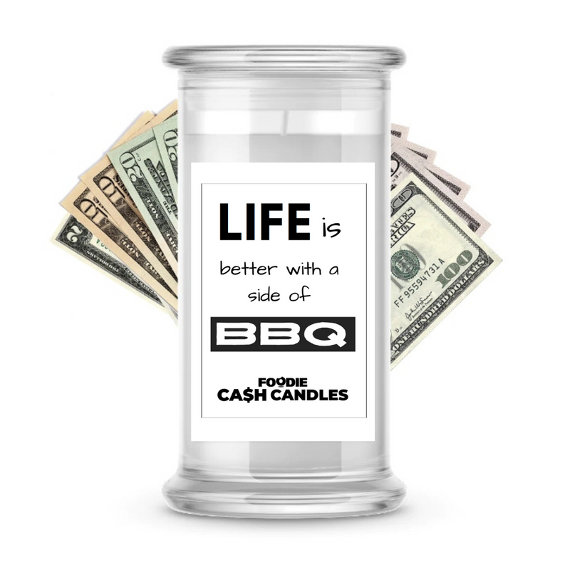 Life is better with a side of BBQ | Foodie Cash Candles