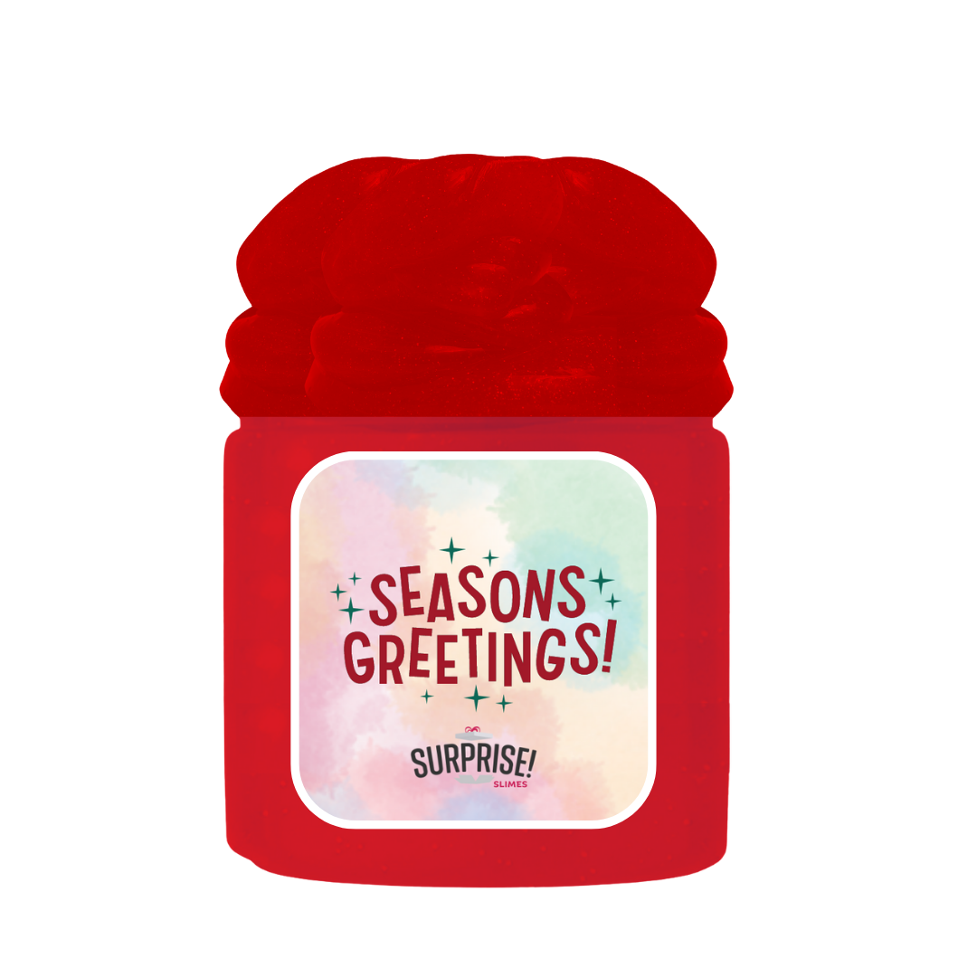 SEASONS GREETINGS! MERRY CHRISTMAS SLIME
