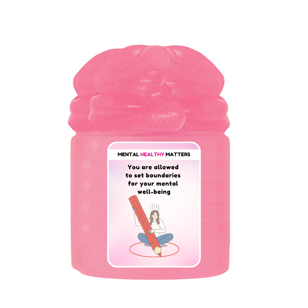 YOU ARE ALLOWED TO SET BOUNDARIES FOR YOUR MENTAL WELL-BEING | MENTAL HEALTH SLIMES