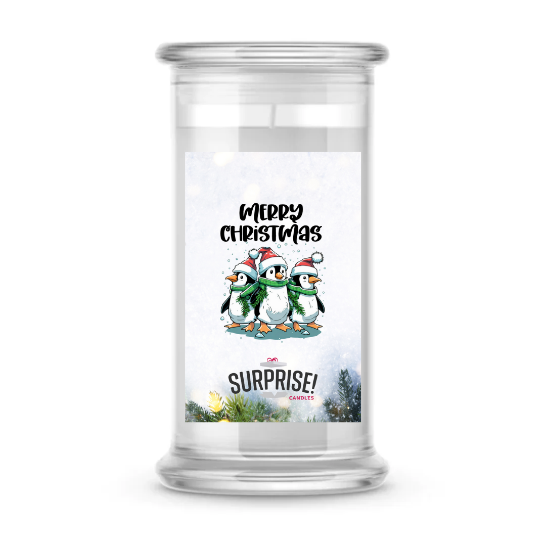 MERRY CHRISTMAS MERRY CHRISTMAS CANDLE