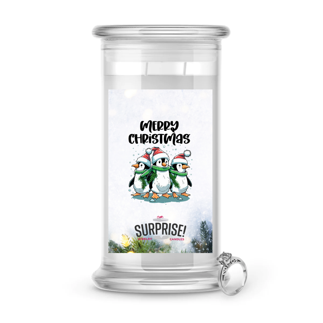 MERRY CHRISTMAS MERRY CHRISTMAS JEWELRY CANDLE