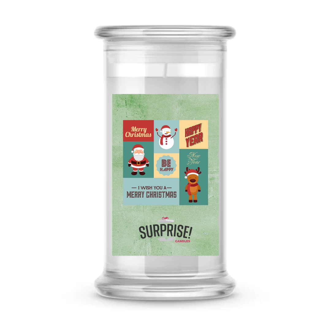 MERRY CHRISTMAS MERRY CHRISTMAS CANDLE