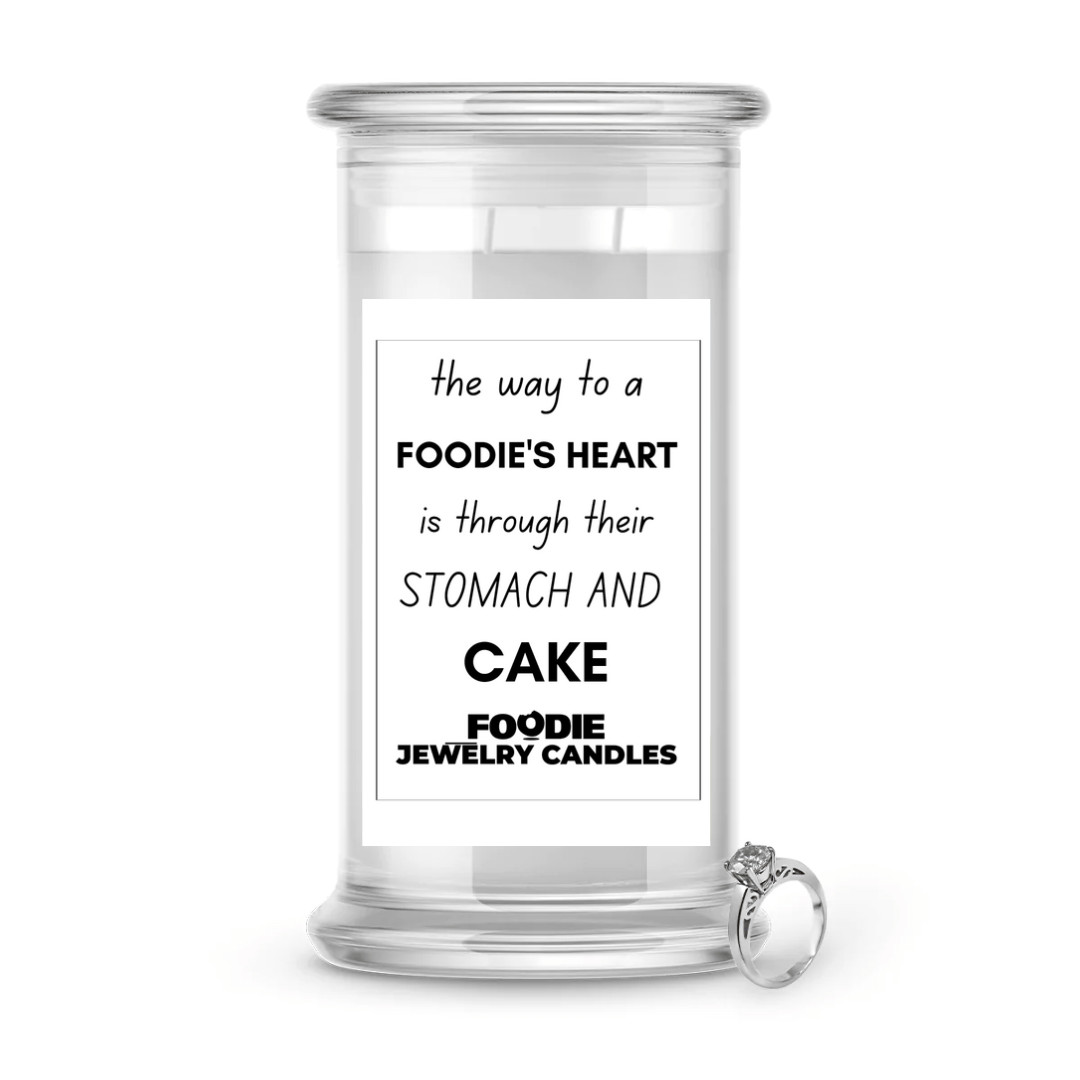 the way to a Foodie's Heart is through their Stomach and Cake | Foodie Jewelry Candles