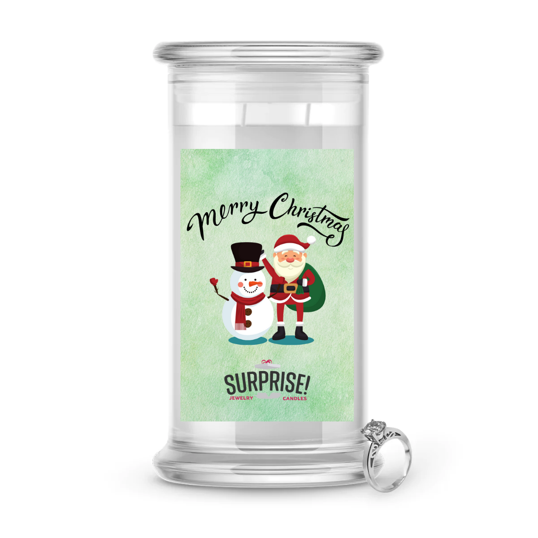 MERRY CHRISTMAS MERRY CHRISTMAS JEWELRY CANDLE