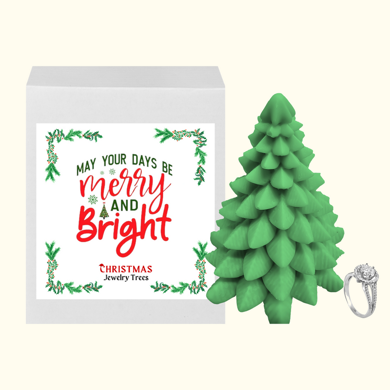 May Your Days be Merry and Bright | Christmas Jewelry Tree