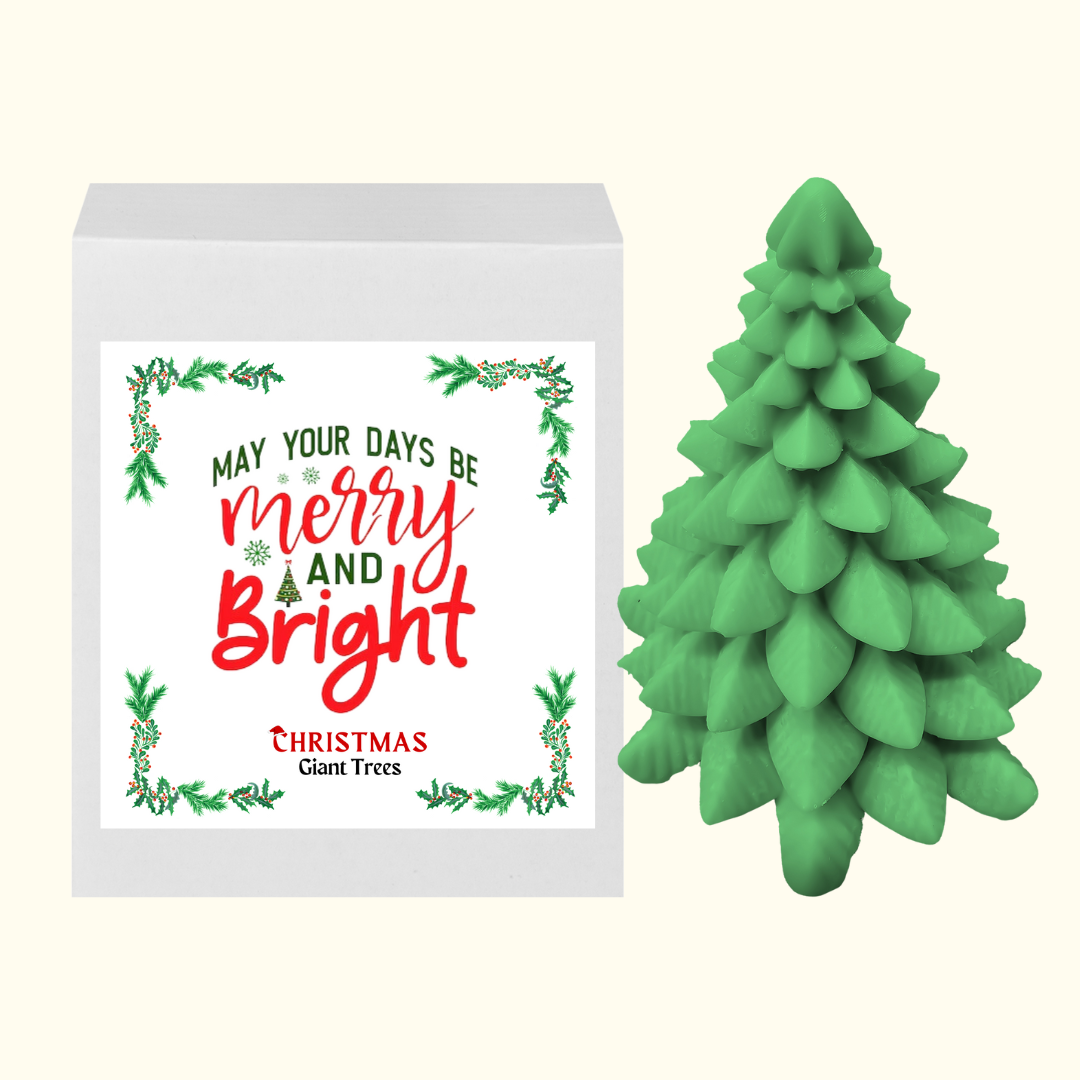 May Your Days be Merry and Bright | Christmas Giant Tree