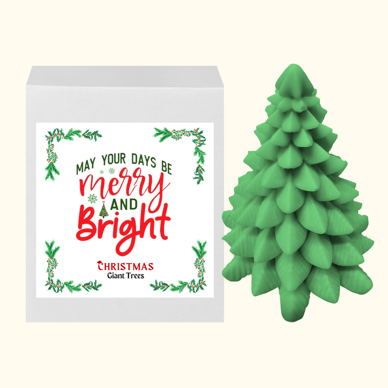 May Your Days be Merry and Bright | Christmas Giant Tree
