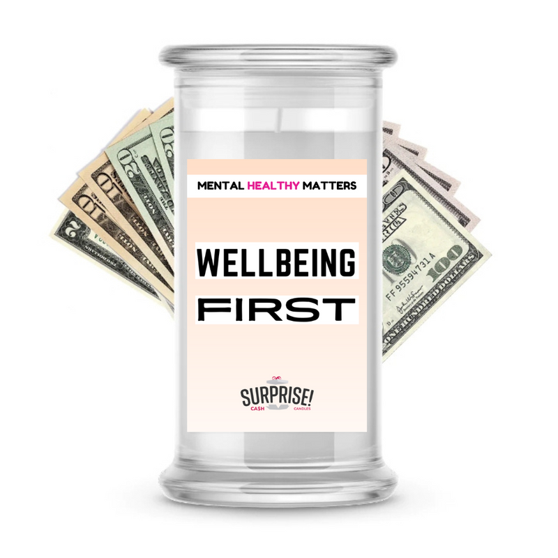 WELLBEING FIRST | MENTAL HEALTH CASH CANDLES