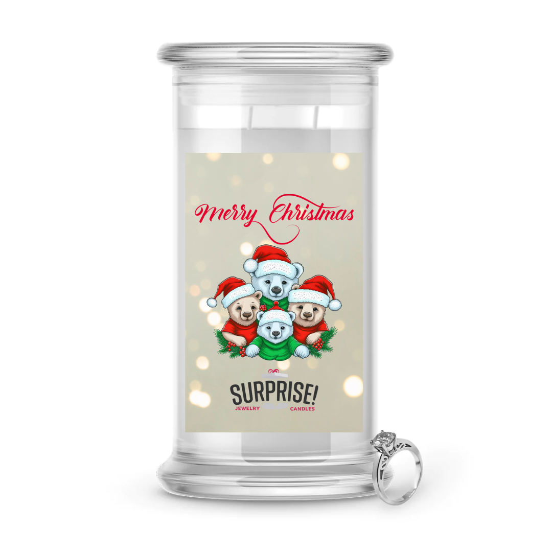 MERRY CHRISTMAS MERRY CHRISTMAS JEWELRY CANDLE