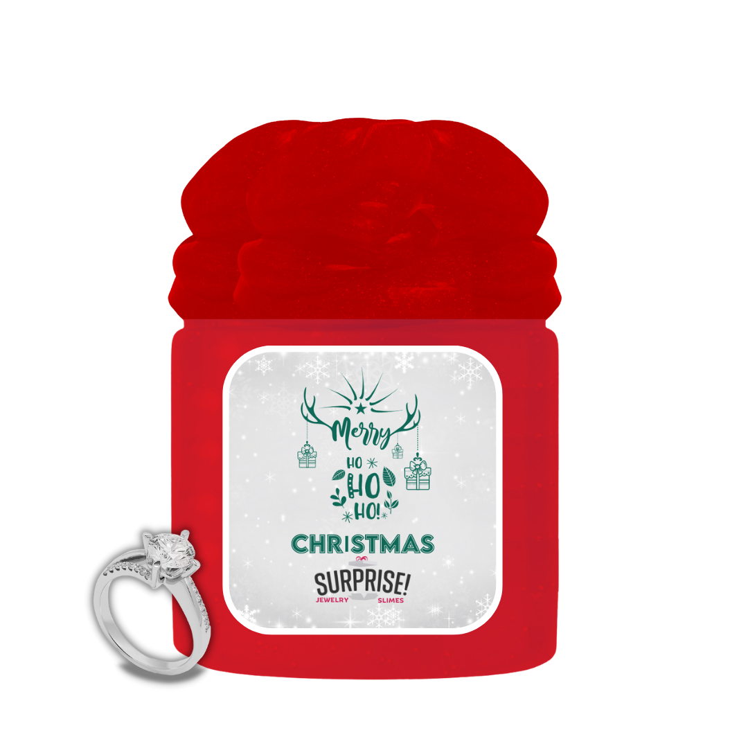 MERRY HO HO HO CHRISTMAS MERRY CHRISTMAS JEWELRY SLIME