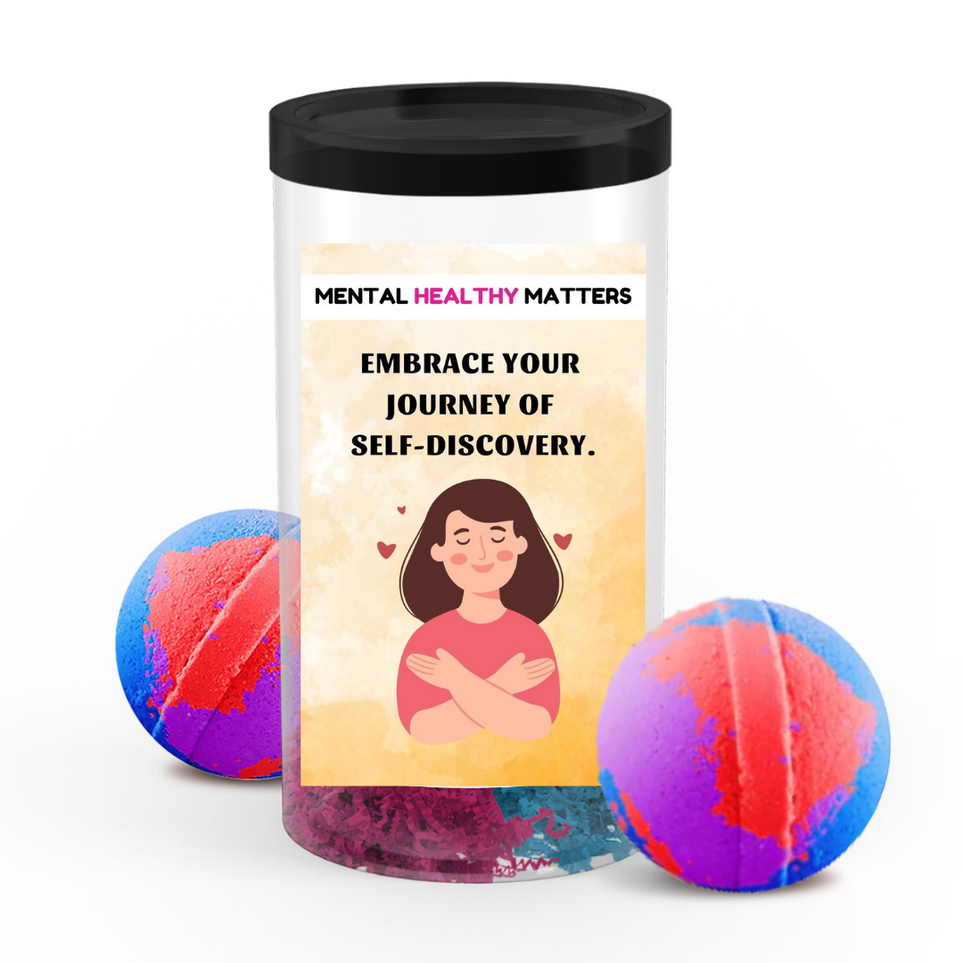 EMBRACE YOUR JOURNEY OF SELF-DISCOVERY | MENTAL HEALTH BATH BOMBS